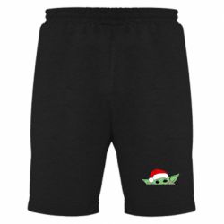 Чоловічі шорти Baby Yoda Santa - PrintSalon