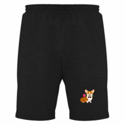 Мужские шорты Corgi With A Rose - PrintSalon
