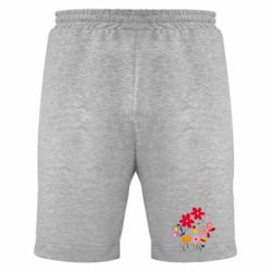 Мужские шорты Flowers and Butterflies - PrintSalon