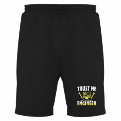Мужские шорты Trust me im an engineer - PrintSalon