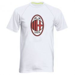 Чоловіча футболка для спорту AC Milan - PrintSalon