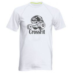 Мужская футболка для спорта Angry CrossFit - PrintSalon