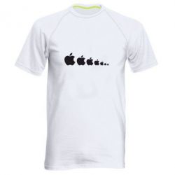 Мужская футболка для спорта Apple Evolution - PrintSalon