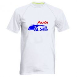 Мужская футболка для спорта Audi Turbo - PrintSalon