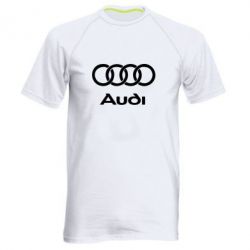 Мужская футболка для спорта Audi - PrintSalon