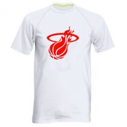 Мужская футболка для спорта Баскетбольный мяч в кольце - PrintSalon