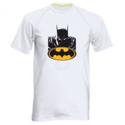 Мужская футболка для спорта Batman face - PrintSalon