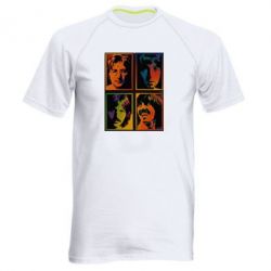 Мужская футболка для спорта Битлы - PrintSalon