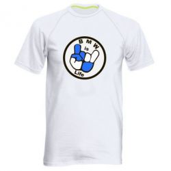 Чоловіча футболка для спорту BMW is Life - PrintSalon