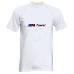 Мужская футболка для спорта BMW M Power logo - PrintSalon