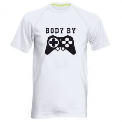 Мужская футболка для спорта BODY BY - PrintSalon