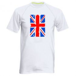 Мужская футболка для спорта Британский флаг - PrintSalon