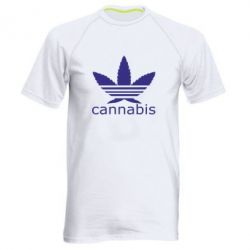 Чоловіча футболка для спорту Cannabis - PrintSalon