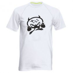 Мужская футболка для спорта Чертик Subaru - PrintSalon