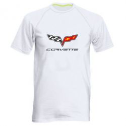 Мужская футболка для спорта Chevrolet Corvette - PrintSalon