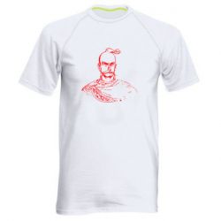 Мужская спортивная футболка Чубатий козак - PrintSalon