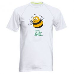 Мужская футболка для спорта Crazy Bee - PrintSalon