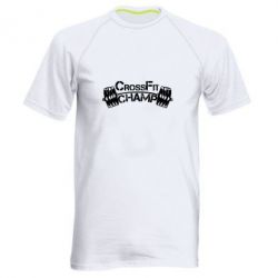 Мужская футболка для спорта CrossFit Champ - PrintSalon