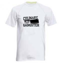 Мужская футболка для спорта Culinary Gangster - PrintSalon