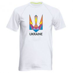 Чоловіча футболка для спорту Кольоровий герб - PrintSalon