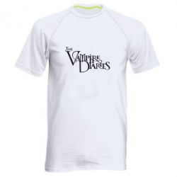 Мужская футболка для спорта Дневники Вампира Лого - PrintSalon