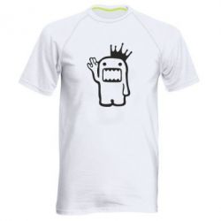 Мужская футболка для спорта Домо Кун с короной - PrintSalon