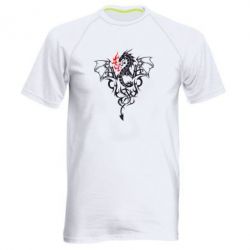 Мужская футболка для спорта Дракон - PrintSalon