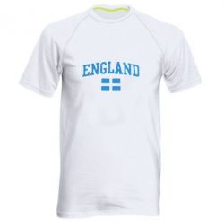 Мужская футболка для спорта England - PrintSalon