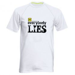 Чоловіча футболка для спорту Everybody LIES House - PrintSalon