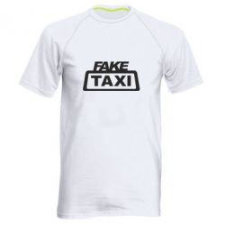 Мужская футболка для спорта Fake Taxi - PrintSalon