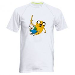 Мужская футболка для спорта Фин и Джейк "Атака" - PrintSalon