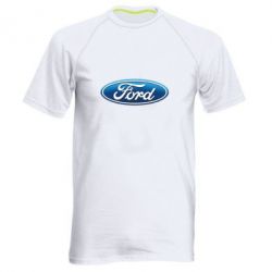 Мужская футболка для спорта Ford 3D Logo - PrintSalon