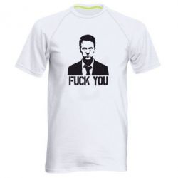 Чоловіча футболка для спорту fuck you (бійцівський клуб) - PrintSalon