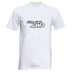 Мужская футболка для спорта Full time 4wd - PrintSalon