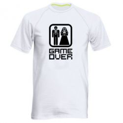 Мужская футболка для спорта Game Over - PrintSalon
