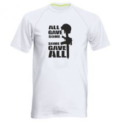 Мужская футболка для спорта Gave All - PrintSalon