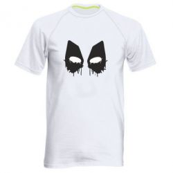Мужская футболка для спорта Глаза Deadpool - PrintSalon