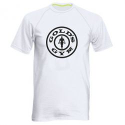Мужская футболка для спорта Gold's Gym - PrintSalon