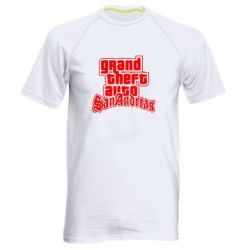 Мужская футболка для спорта GTA San Andreas - PrintSalon