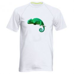 Мужская футболка для спорта Хамелеон - PrintSalon