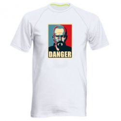Мужская футболка для спорта Heisenberg Danger - PrintSalon