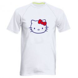 Мужская футболка для спорта Hello Kitty logo - PrintSalon