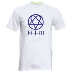 Мужская футболка для спорта HIM! - PrintSalon