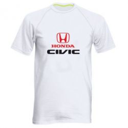 Мужская футболка для спорта Honda Civic - PrintSalon