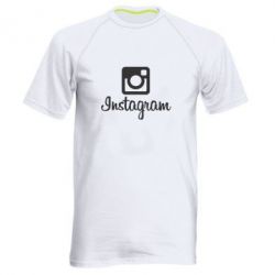 Мужская футболка для спорта Instagram - PrintSalon