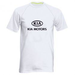 Мужская футболка для спорта Kia Logo - PrintSalon
