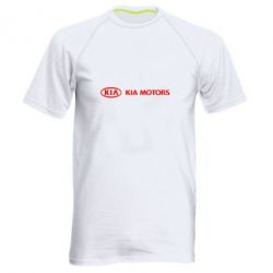 Мужская футболка для спорта Kia Motors Logo - PrintSalon