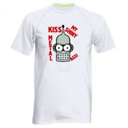 Мужская футболка для спорта Kiss metal - PrintSalon