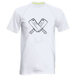 Мужская футболка для спорта Knives - PrintSalon