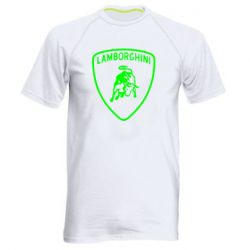 Мужская футболка для спорта Lamborghini Auto - PrintSalon